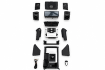 Toyota Land Cruiser Prado 150 2009–2023 Interiör uppgraderingskit till Prado 250 foto 1