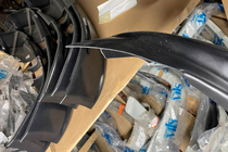 Volkswagen Caddy 2015–2020 2:a sortering Front lip-spoiler DPT (för lackering) foto 2