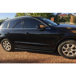 Sidosteg Premium Black (2 st, rostfritt stål) Audi Q5 2008–2017 foto 2