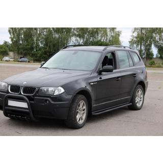 Sidosteg KB001 Black (rostfritt stål) BMW X3 E83 2003–2010 foto 2