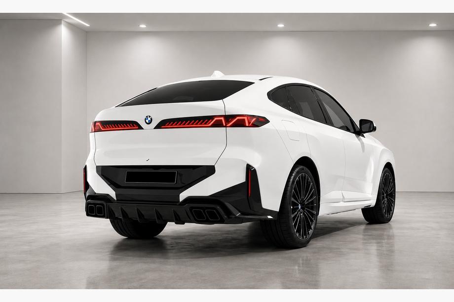 BMW X6 G66 2027– Bakre stötfångardiffusor Paradigma Image