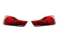 BMW 4-serie F32/F33/F36 2012–2020 Baklyktor M4 Style Röda foto 1