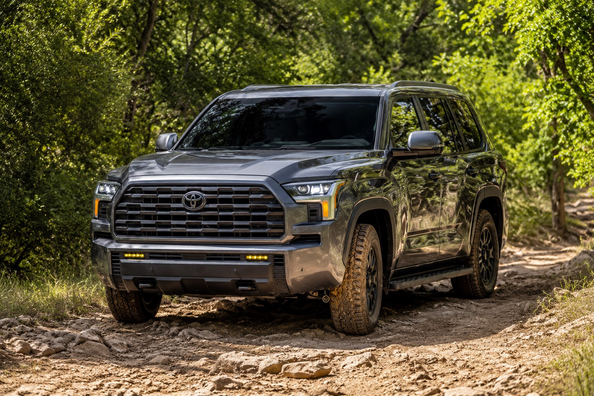 Toyota Sequoia 2027 får ansiktslyft och fabriksmonterat terrängpaket Trailhunter