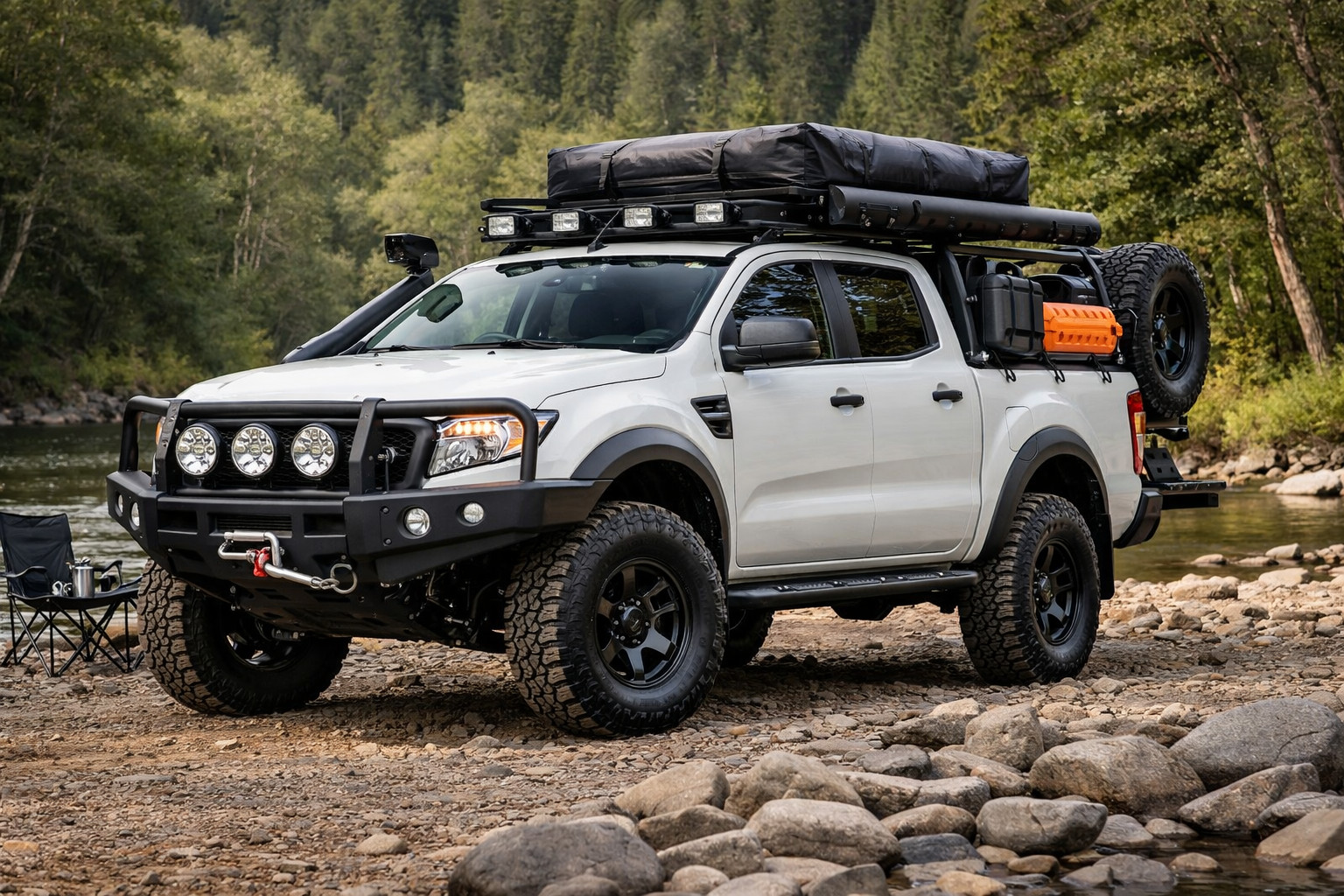 Uppgraderingspaket för Ford Ranger 2011-2022 för jobb och friluft