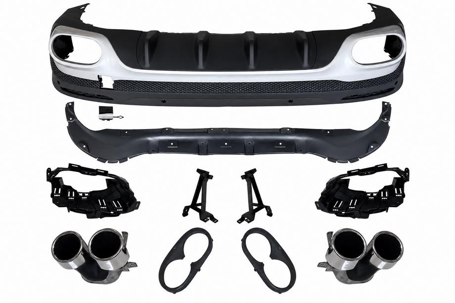 Mercedes GLB X247 2019– Bakre diffuser med avgasutblås (AMG GLB45 2024 design) Image