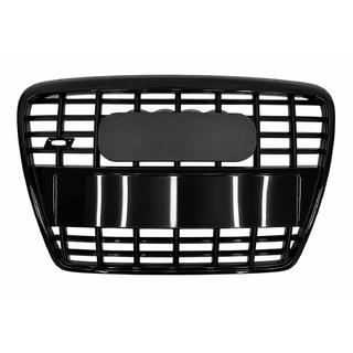 Frontgrill S-style (svart) Audi A6 C6 2004–2011