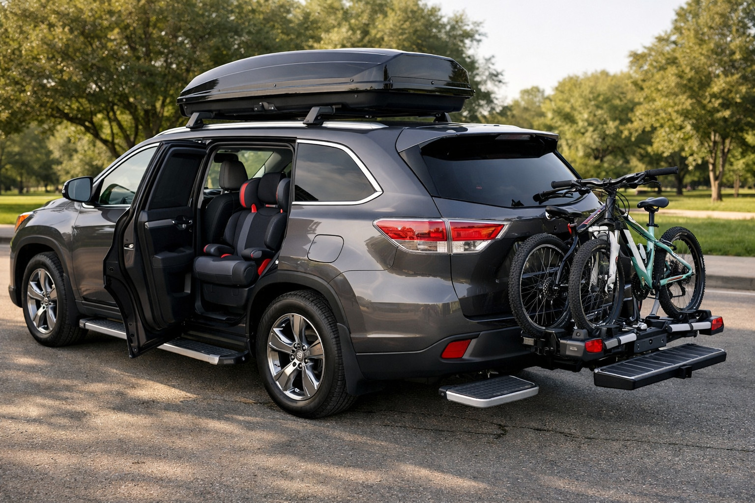 Uppgraderingspaket för Toyota Highlander 2013-2019 för familj och enkel insteg