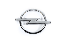 Opel Combo 2002–2012 Främre Opel emblem 9196806 (med clips, 95 mm) foto 1