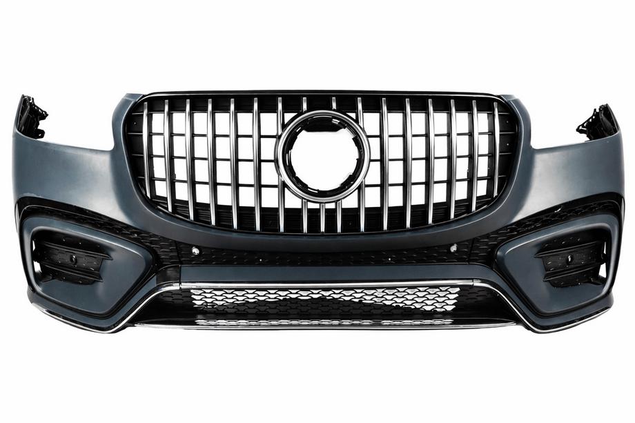 Mercedes GLS X167 2019– Främre stötfångare GLS450 komplett med GT Panamericana-grill (2025-Design) Image
