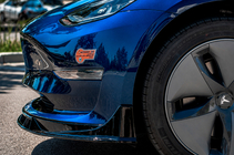 Tesla Model 3 2017– Frontläpp till främre stötfångare Lip Fast (för 2017-2023) foto 10