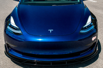Tesla Model 3 2017– Frontläpp till främre stötfångare Lip Fast (för 2017-2023) foto 11