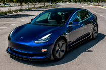 Tesla Model 3 2017– Frontläpp till främre stötfångare Lip Fast (för 2017-2023) foto 4