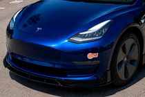 Tesla Model 3 2017– Frontläpp till främre stötfångare Lip Fast (för 2017-2023) foto 2