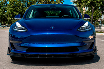 Tesla Model 3 2017– Frontläpp till främre stötfångare Lip Fast (för 2017-2023) foto 6