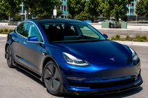 Tesla Model 3 2017– Frontläpp till främre stötfångare Lip Fast (för 2017-2023) foto 9