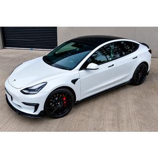 Frontläpp till stötfångare Lip Fast (för 2021+) Tesla Model S 2012– foto 4