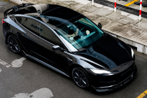 Tesla Model 3 2017– Frontläppspoiler Lip Turbo (för 2024+) foto 3