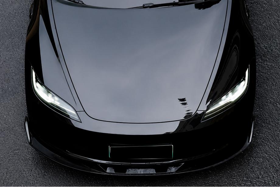 Tesla Model 3 2017– Frontläppspoiler Lip Turbo (för 2024+) Image