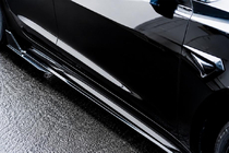 Tesla Model 3 2017– Turbo sidokjolar (för 2024+) foto 1