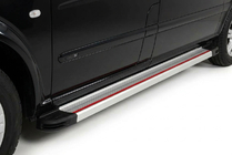 Mercedes Viano 2004–2014 Sidosteg Maya Red-Grey (2 st, aluminium) foto 1