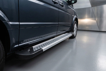 Mercedes Vito/V-klass W447 2014– Sidosteg New Vision Grey (2 st, aluminium) foto 1