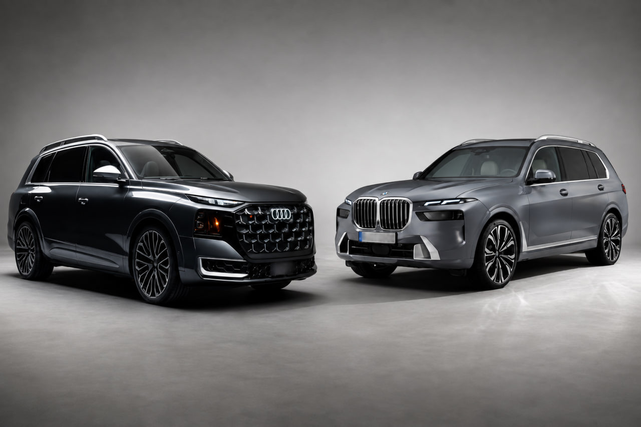 Nya Audi Q9 2027 vs. BMW X7 G07 Facelift: vilken flaggskepps-SUV är bäst