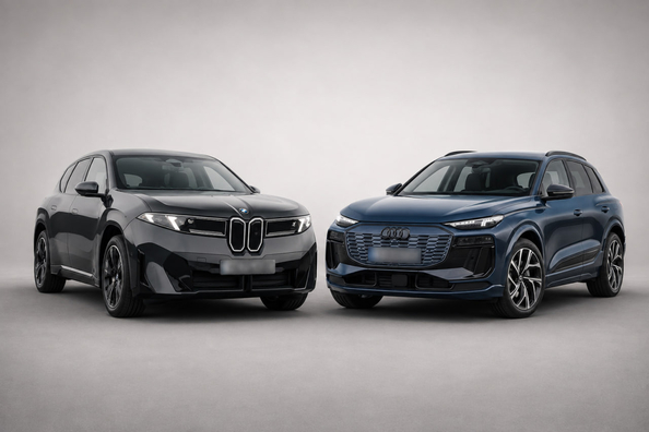BMW iX3 vs Audi Q6 e-tron: jämförelse av premium-el-SUV:ar