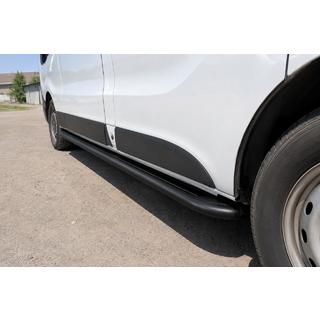 Sidosteg Premium (2 st, rostfritt stål) Black Fiat Talento 2016– foto 1