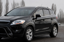 Ford Kuga 2008–2013 Sidosteg Premium (2 st, rostfritt stål) Black foto 2