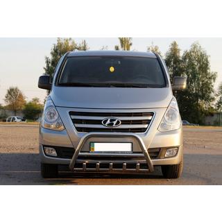 Kofångarbåge WT003-2 (rostfritt stål) Hyundai H300, H1, Starex 2008–2020 foto 4