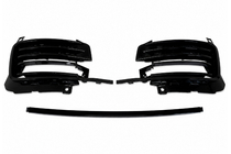 Range Rover IV L405 2013–2021 Frontläpp-set för främre stötfångare SVA Black (2018-2021, 3 delar) foto 9