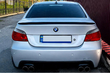 BMW E60: montering av M5-stil spoiler foto 3