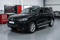 Volkswagen Touareg 2010–2018 Sidosteg Shining V1 (2 st, aluminium) foto 1