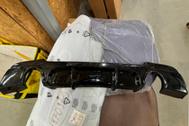 BMW 3-serien E92/E93 2006–2013 Utförsäljning Bakre stötfångardiffuser DPT (för E92 M-Sport, svart högglans) foto 2