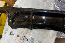 BMW 3-serien E92/E93 2006–2013 Utförsäljning Bakre stötfångardiffuser DPT (för E92 M-Sport, svart högglans) foto 4