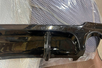 BMW 3-serien E92/E93 2006–2013 Utförsäljning Bakre stötfångardiffuser DPT (för E92 M-Sport, svart högglans) foto 6