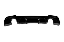 BMW 3-serien E92/E93 2006–2013 Utförsäljning Bakre stötfångardiffuser DPT (för E92 M-Sport, svart högglans) foto 1