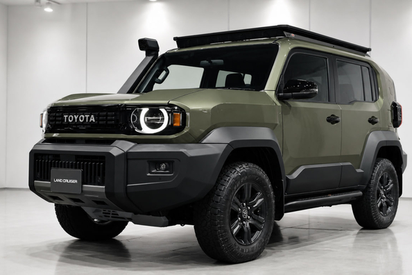 Nya Toyota Land Cruiser FJ 2026: översikt av kompakt SUV med stegram