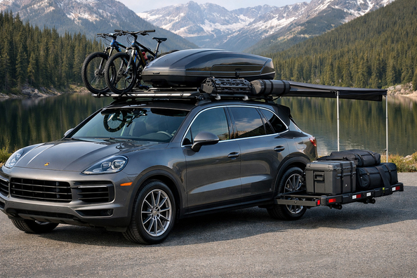 Vad du kan montera på Porsche Cayenne 2018+ för tak och resor