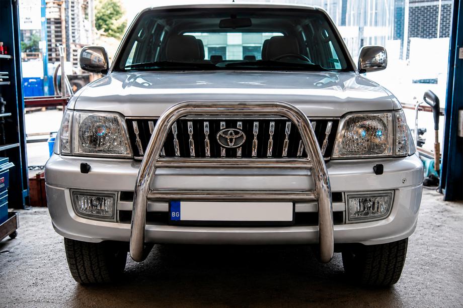 Toyota Land Cruiser 90 Prado 1996–2002 Frontbåge QT008 (rostfri) Image
