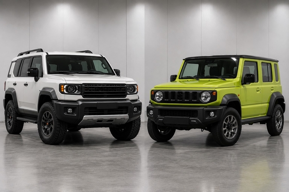 Toyota Land Cruiser FJ 2026 vs Suzuki Jimny 5-Door: vilken är bäst? Foto 1