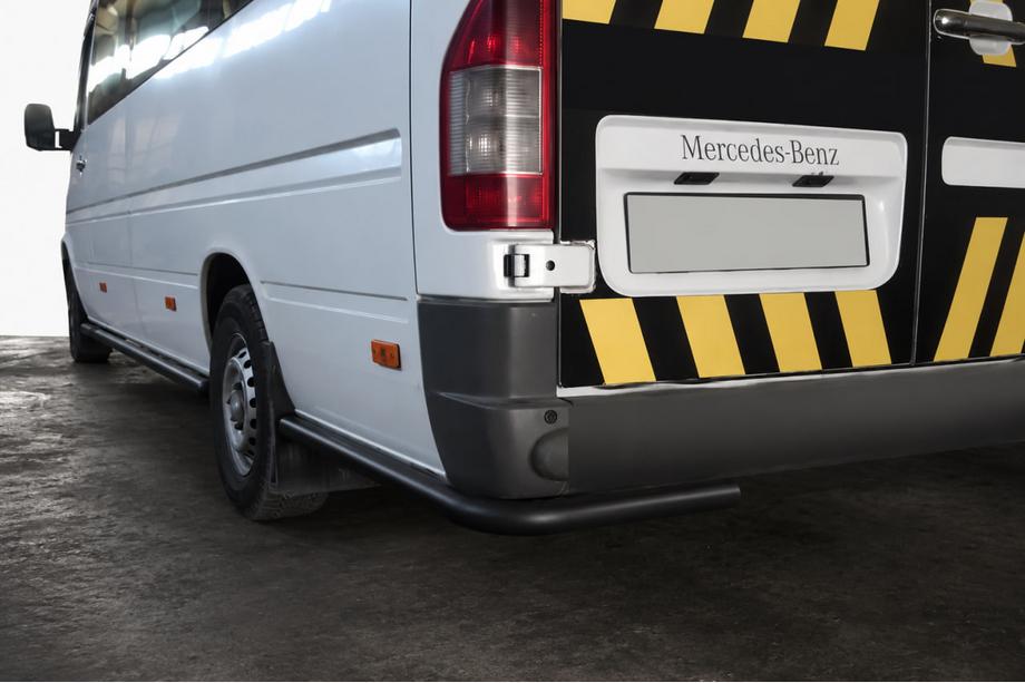 Volkswagen LT 1995–2006 Bakre hörndelar AK-SO Black (rostfritt stål) Image