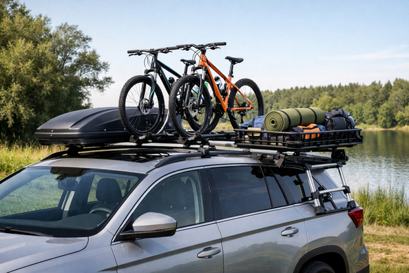 Vad du kan montera på bilen för fritid, sport och säsongstransport på taket