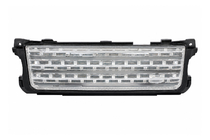 Range Rover III L322 2002–2012 Silverfärgad kylgrill (facelift 2010→2013) foto 1