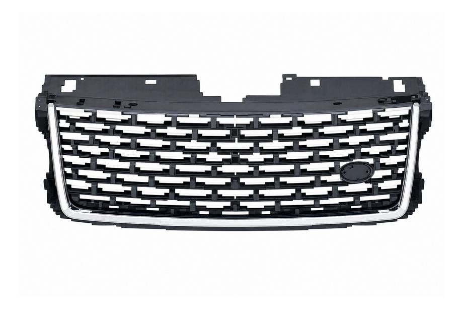 Range Rover IV L405 2013–2021 SVO svart kylargrill med silverränder (2013) Image