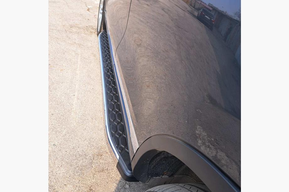 Volkswagen Touareg 2010–2018 Sidosteg BlackLine (2 st, aluminium) Foto 7