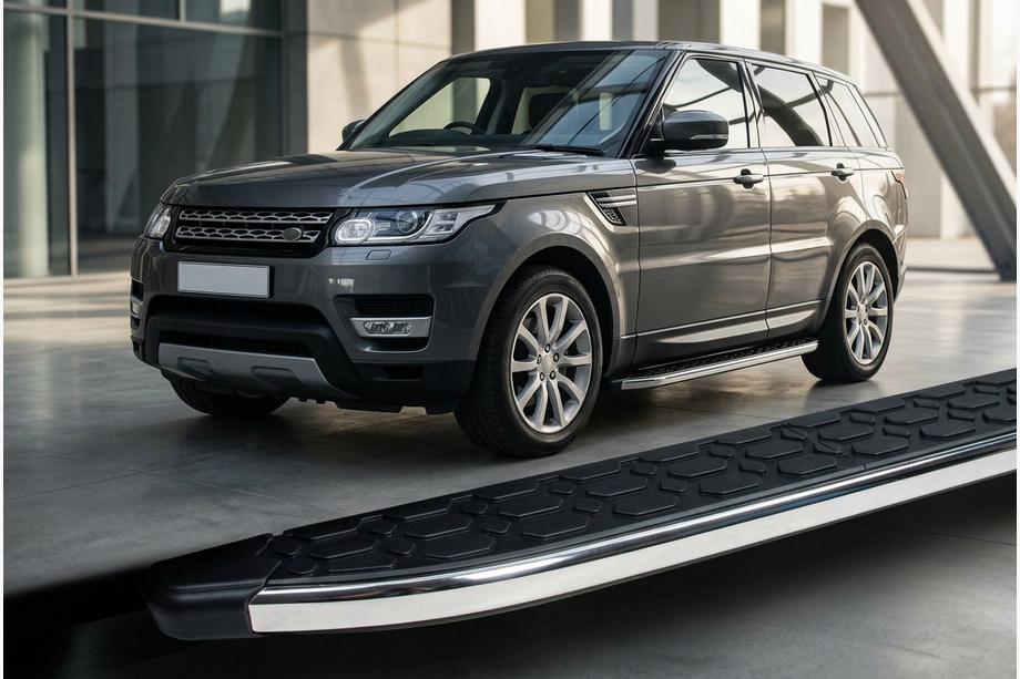 Range Rover Sport 2014–2022 Sidosteg BlackLine (2 st, aluminium) Image