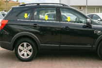 Chevrolet Captiva 2006–2019 Nedre fönsterlister (6 st, rostfritt stål) foto 1