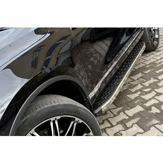 Sidosteg BlackLine (2 st, aluminium) foto 3