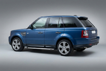 Range Rover Sport 2005–2013 Sidosteg BlackLine (2 st, aluminium) foto 1